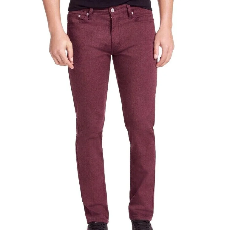 Levi's Men's 511 Slim-Fit Colored Jeans Purple Size 33X30