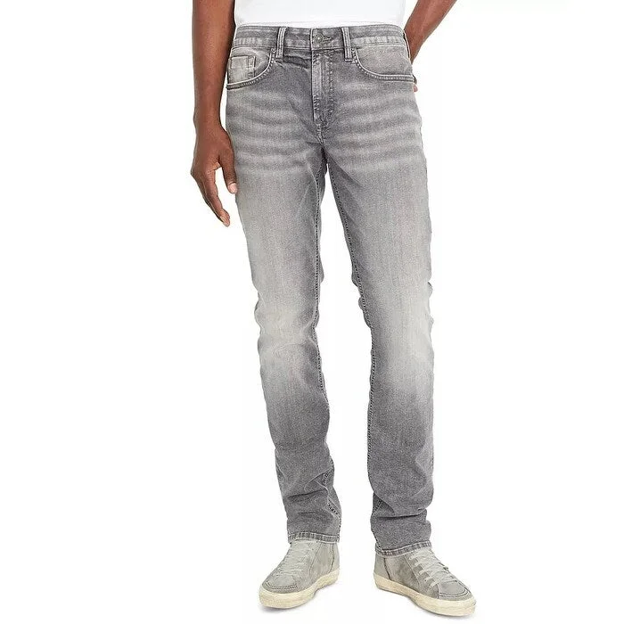 Buffalo David Bitton Men's Ash-X Slim-Fit Stretch Jeans Gray Size 42X32