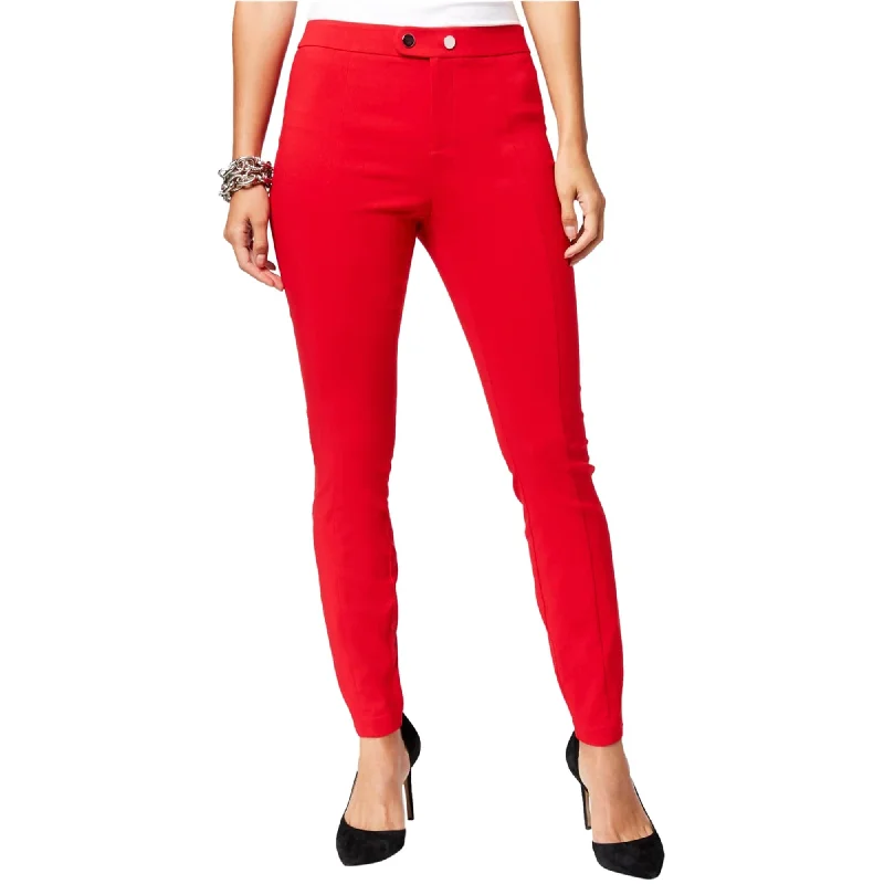 I-N-C Womens Snap Front Casual Trouser Pants