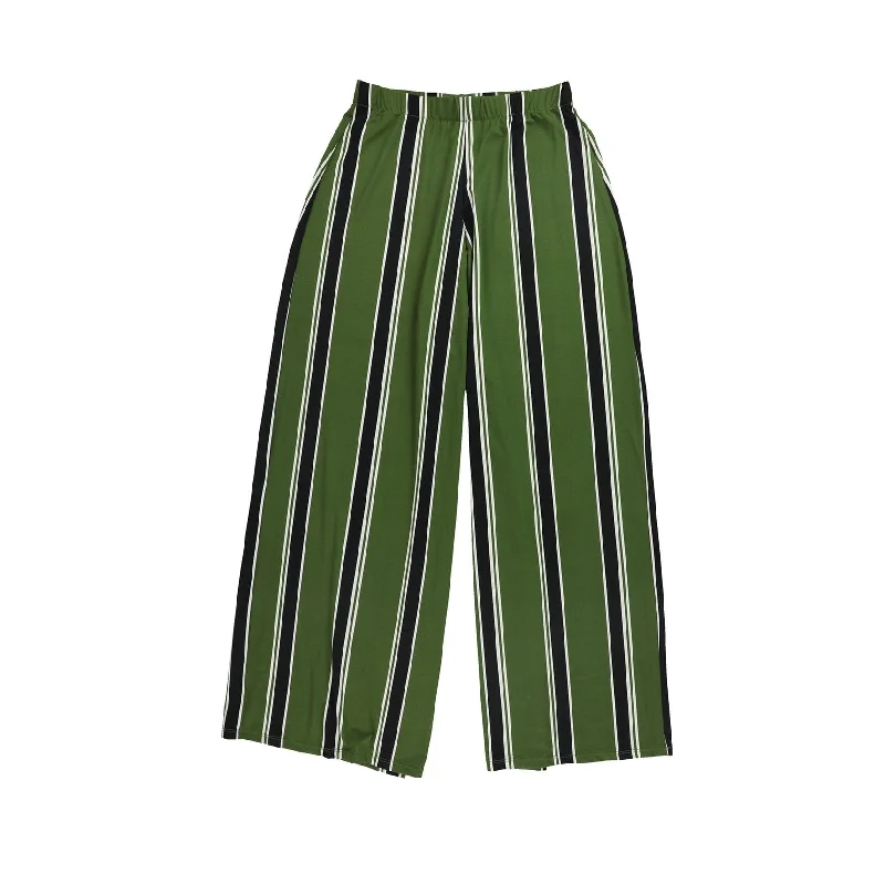 Bar Iii Womens Striped Casual Wide Leg Pants