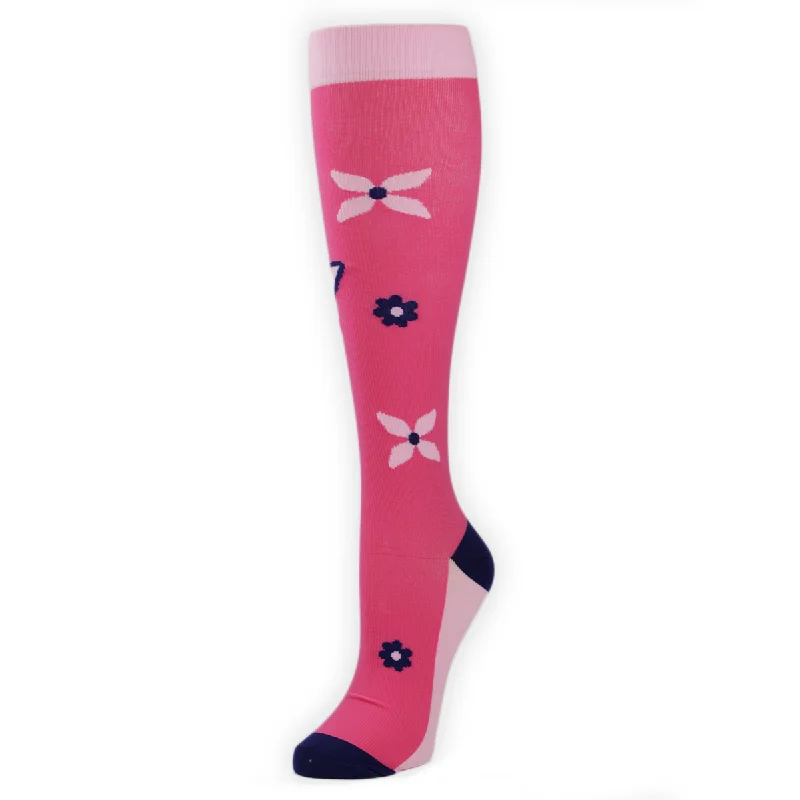 Women's Floral Compression Socks 92017