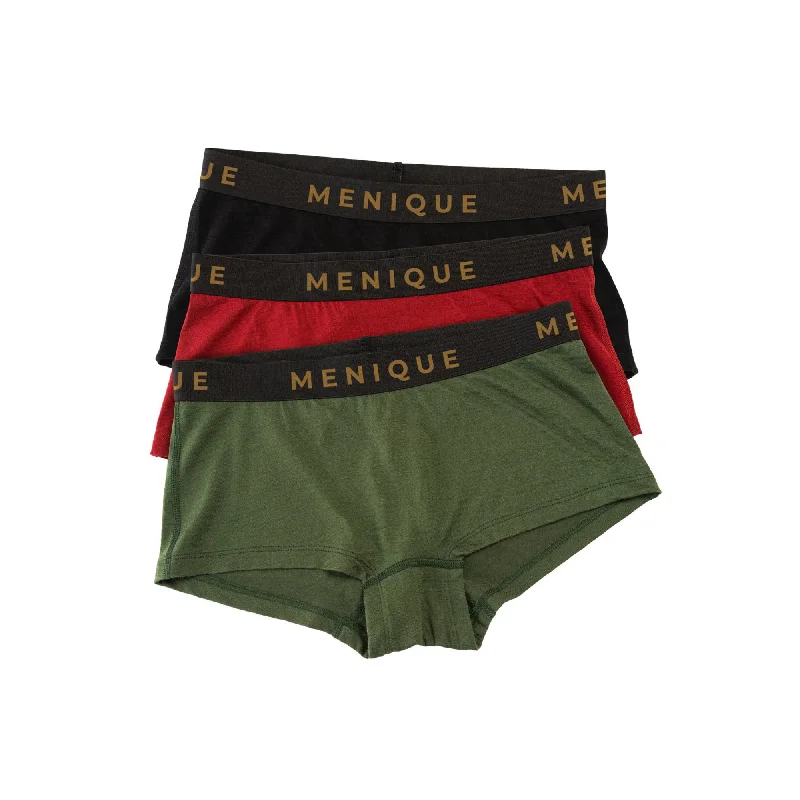 Women's Merino Boxer Shorts 3-Pack