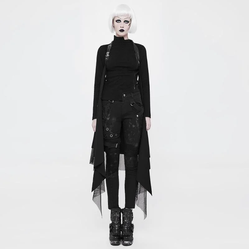 Women's Long Layered Punk Shrug