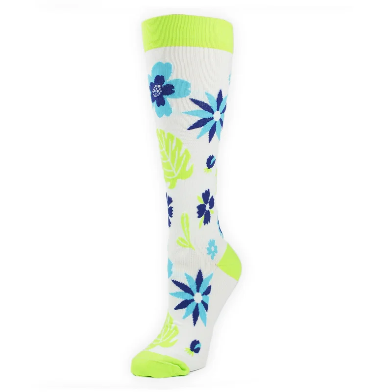 Women's Tropical Floral Compression Socks 92084