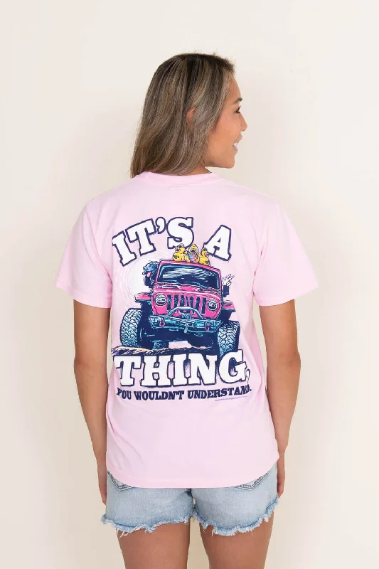 Jeep Thing T-Shirt in Pink | 3086-BLOSSOM