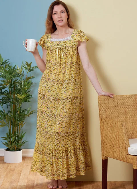 Butterick Top, Nightgowns and Shorts B6883